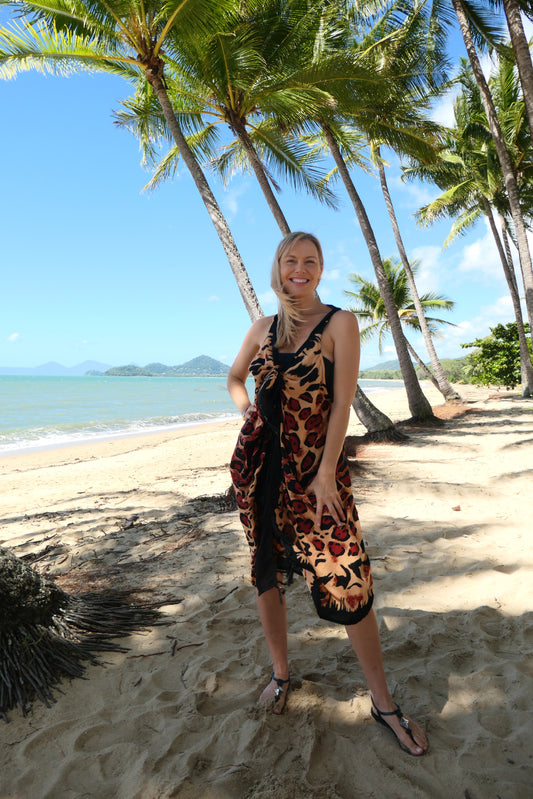 Wearable Sarong - Iconic Cheetah Print